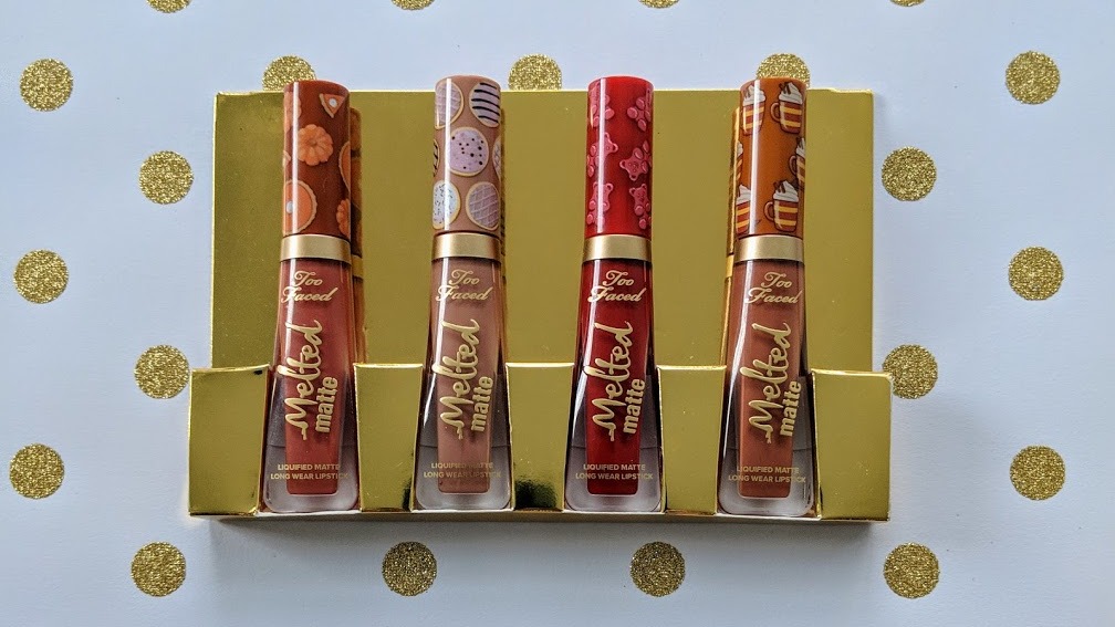 Too Faced the Sweet Smell of Christmas - نقد و بررسی ست رژ لب مایع Mini Melted